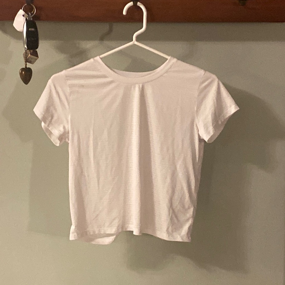 White Zella tissue tee